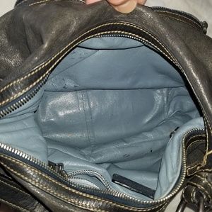 Leather prada purse